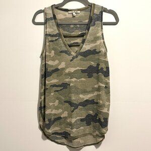Express One Eleven Women's Camo Tank Top Sleeveless Shirt XS